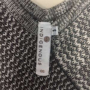 INDIGENOUS essential poncho organic cotton